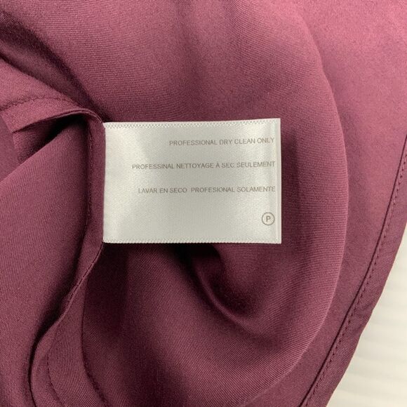 Adriano Goldschmied Wine Bloom Ruffle Bust Dress XS (D8) - Picture 5 of 6